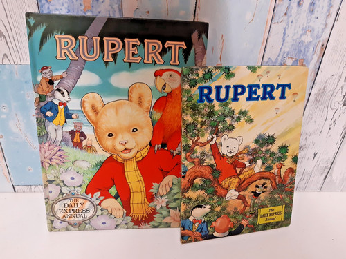 Vintage rupert bear - bear, books