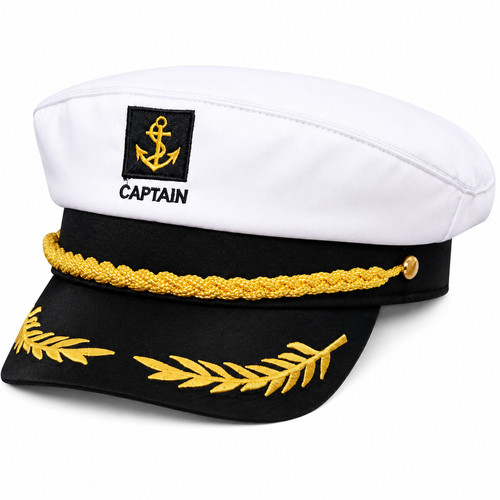 Navy captain hat - skipper, yacht