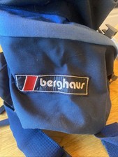 Vintage Berghaus Delta Hiking Rucksack 1980’s Metal Frame Please Read 