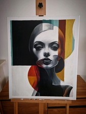 Abstract Oil Painting On