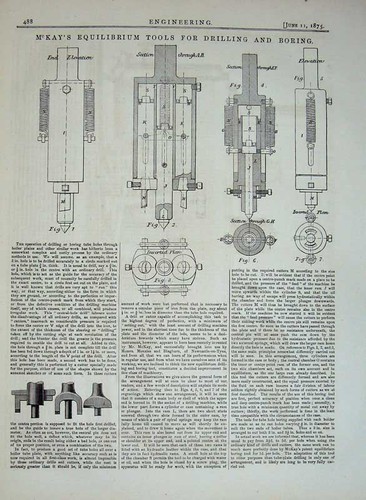 Old antique print 1875 mckay - antique, mckay's