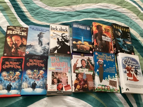 Assorted vhs video sleeves - assorted,