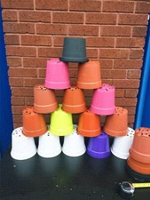 35 X 15-16cm Plant Pots 6" Strong Plastic Round Flower Pot Quality 1.5Liter 1.5L