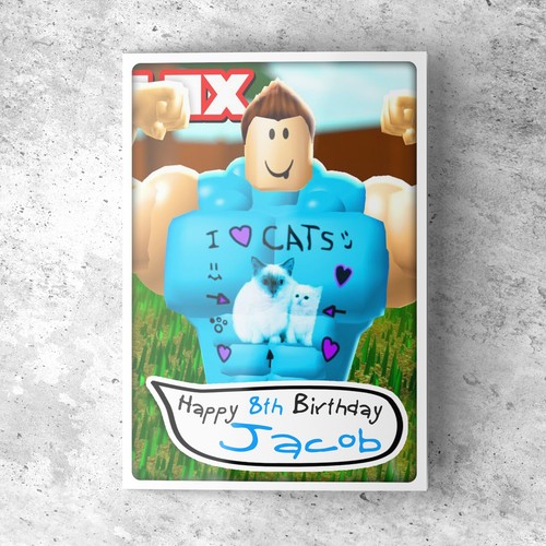 Roblox personalised birthday - roblox,