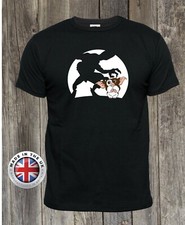 Gremlins t shirt Gizmo tee Stripe shadow black t shirt,unisex,kids+ladies fitted