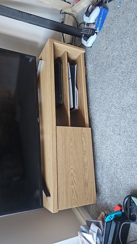 Wooden low unit from next - from,