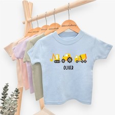 Personalised Digger T-shirt