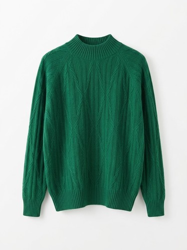 Pure wool diamond - pure, knit
