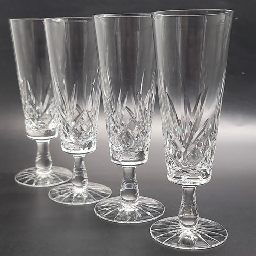 Set cut crystal champagne - 4,