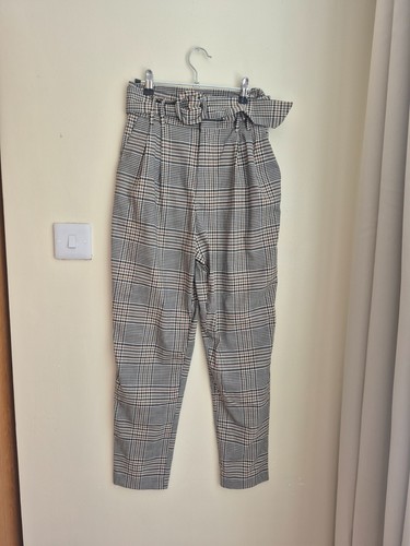 Zara trf size brown tartan - size, xs