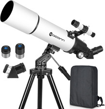 Telescopes for Adults Astronomy, 80Mm Aperture 600Mm Refractor Telescope for Kid
