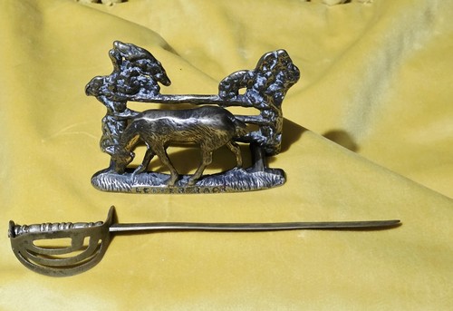 Brass letter rack - brass, and