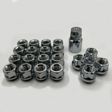 M12x1.5 Open Wheel Nuts (Zinc)