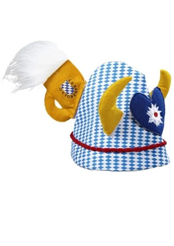 Oktoberfest hat with horns - with,