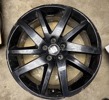 SEAT IBIZA FR 17 INCH MK4 6J SILVER ALLOY WHEEL RIM 6J0601025P GENUINE X1 BLACK