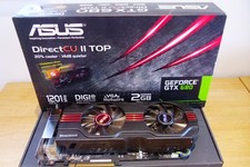 Asus DirectCU II TOP  GEFORCE GTX 680  1201MHz / 2Gb GDDR5 Memory  Graphics Card