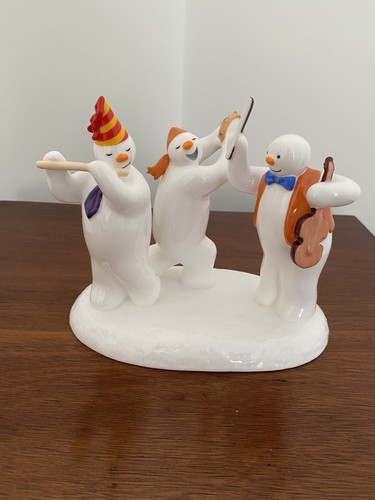 Coalport snowman all together - snowman,