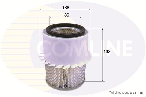 Comline engine air filter fits - air,