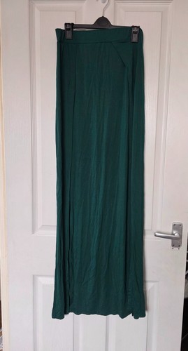 Shein emerald green maxi skirt - green,