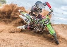 Motocross Rider Poster Print
