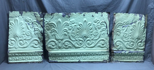 Lot antique tin ceiling - lot, of