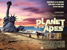 PLANET OF THE APES 1968 quad poster print 30x04" Charlton Heston  Roddy McDowall