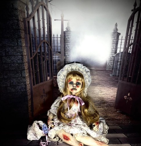 Creepy horror doll - horror, gothic