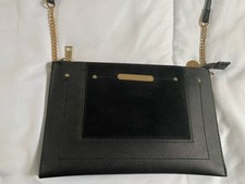 River Island Black Clutch Bag