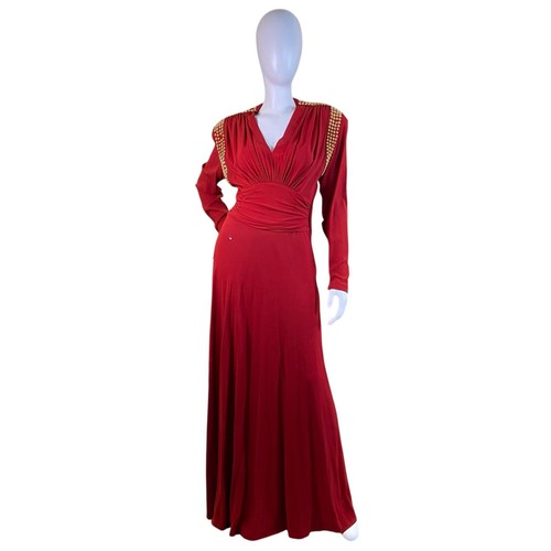 1940s vintage rayon crepe red - vintage,