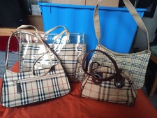 Joblot 4 Check Handbags