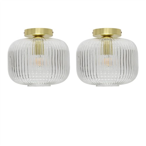 Set ribbed glass satin - 2,