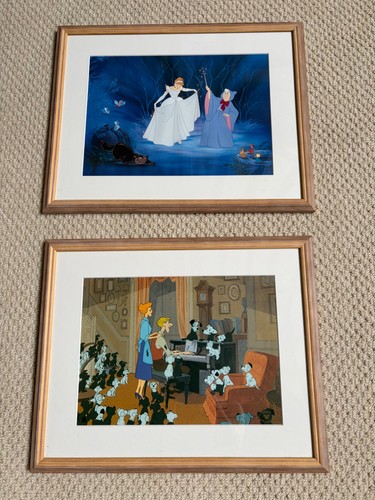 Pair framed 90s disney - framed,