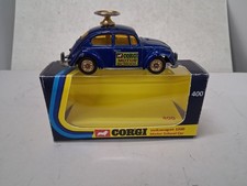 Corgi 400 VW Beetle driving school car Play Worn in a Free Reproduction box