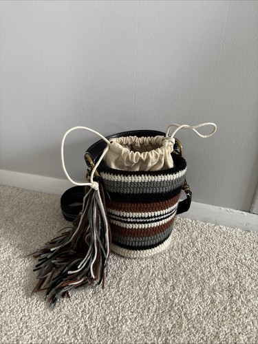 Zara bucket bag black gray - zara,