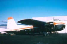 CIVIL AIRCRAFT COLOUR SLIDE ZK-EPC A VINTAGE BRISTOL 170 FREIGHTER EX AIRLINER.