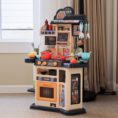 Kids play kitchen pretend - play,
