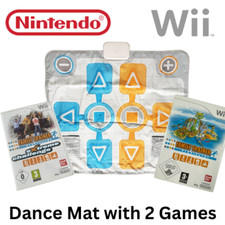 Genuine Nintendo Wii Family Trainer & Dance Mat Game Awsome Fun Dancing Training