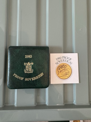 Proof sovereign 1980 box - proof, &