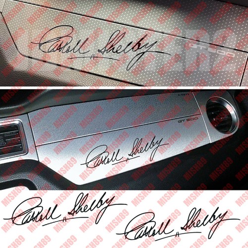 Carroll shelby signature - carroll,