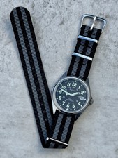 Pulsar VX42-0AB0 Military Style Field Men’s Quartz Watch. New Battery & NATO.