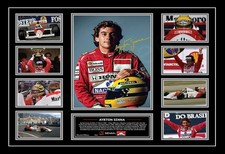 Ayrton Senna McLaren Honda Formula 1 Signed Limited Edition Memorabilia Print