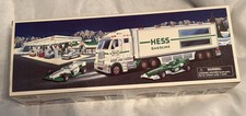 HESS TOY TRUCK AND RACE CARS