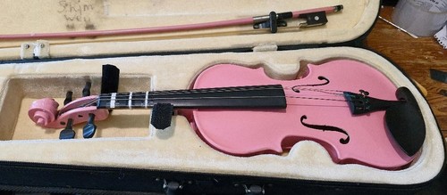 Pink size starter violin - pink, 1/4