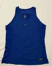 Women’s Nike Elite Dri Fit Blue Basketball Tank Size M