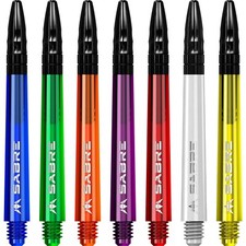 Mission | Sabre | 5 Sets (15) Darts Stems/Shafts | Poly, Alloy Tops Options
