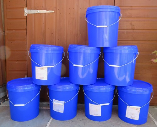 15ltr blue plastic - blue,