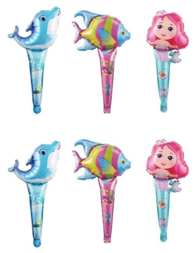 6pcs mermaid friends - 6pcs,