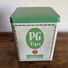 PG Tips Tin Tea Caddy Kitchen Storage Empty Tin Rare Type