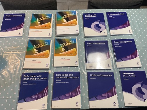 Aat accounting books set - accounting,
