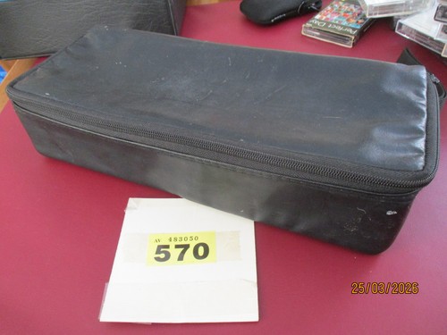 Vintage cassette case zipped - vintage,